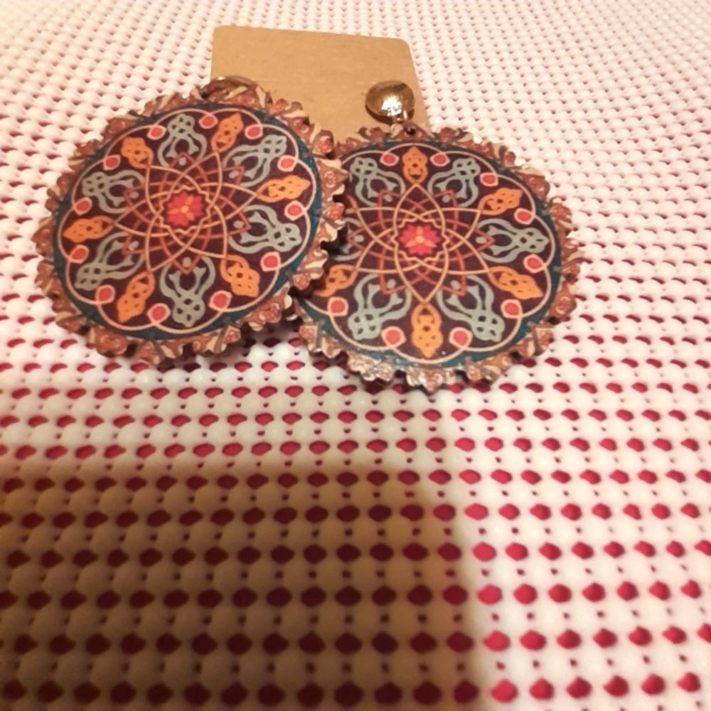 Handcrafted Wooden Earrings